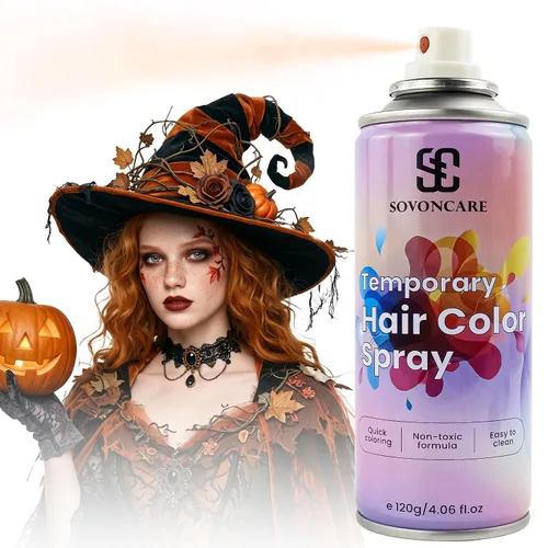 Vista 16 de SOVONCARE Spray de color temporal rosa intenso para el cabello para niños y # 1 - Rosa intenso