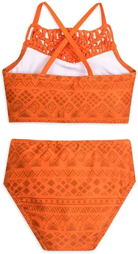 Vista 2 de Disney Moana Deluxe - Traje de baño para niñas
