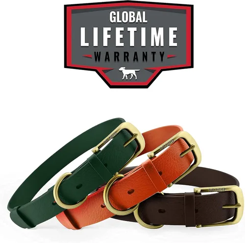 Vista 5 de Tuff Pupper Collar para Perro Clásico Resistente 10 Veces Más Fuerte que el Cuero Collar para Perro 100% Impermeable y Libre de Olores