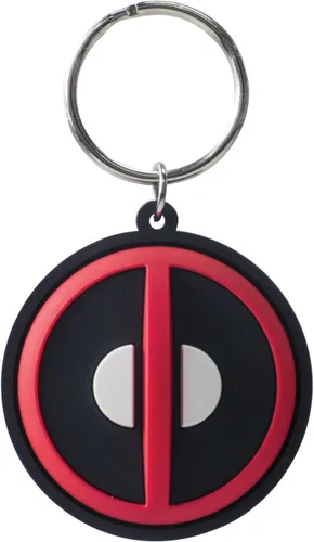 Vista 2 de Marvel Llavero de PVC suave al tacto con logotipo de Deadpool
