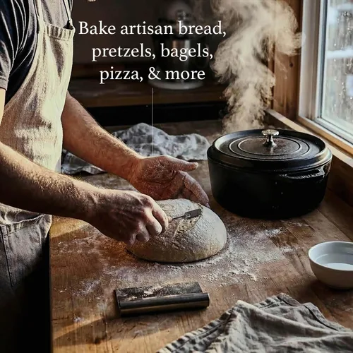 Vista 5 de Crumb & Crust - Cultivo básico de masa madre de primera calidad, iniciador de masa madre deshidratada con cultivos activos para hornear pan