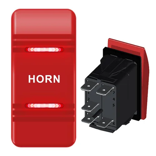 Vista 11 de Interruptor basculante marino de 3 pines para coche y barco 12V 24V encendido/apagado impermeable con LED azul SPST