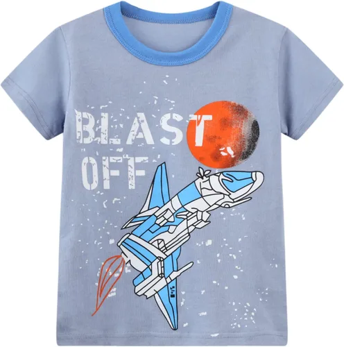 Vista 5 de Camisetas de algodón, informales y básicas, de invierno, de manga larga y cuello redondo en paquetes de 3 unidades, para niños