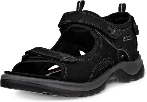 Vista 18 de ECCO Yucatan, sandalia deportiva para mujer Aire/Nubuck azul polvoriento
