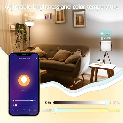 Vista 2 de LEONC Design Bombillas LED regulables, 1200 lúmenes, 12 W (equivalente a 120 W), certificación UL, 2700 K (blanco cálido), base A19/E27, con 3