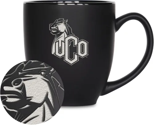 Vista 39 de Rico Industries - Taza de cerámica mate negra con grabado láser estándar de 15oz para NCAA (escuelas T & U) - Para bebidas calientes o frías