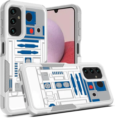 Vista 9 de Funda para Samsung Galaxy A14 5G, deportes de béisbol patrón blanco absorción de golpes PC duro e interior de silicona híbrida doble capa Armor