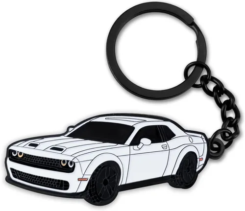 Vista 10 de Llavero para Dodge Challenger Hellcats Dakota Charger SRT Avenger Durango, accesorios Dodge Challenger 2015-2022