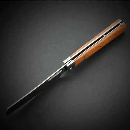 Vista 7 de Lifespace Cuchillo de chef japonés plegable de acero inoxidable 440A - Fantástico cuchillo al aire libre