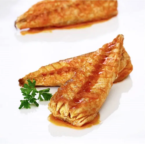 Vista 2 de La Narval. Filetes de Caballa en Salsa de Tomate. 120g (4.23oz)