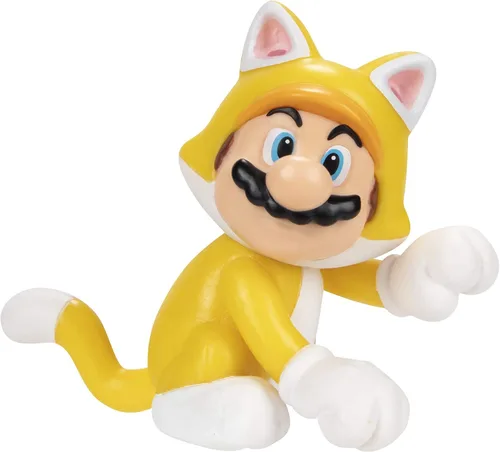 Vista 3 de World of Nintendo 91424 - Figura de acción de Cat Mario de 2.5 pulgadas