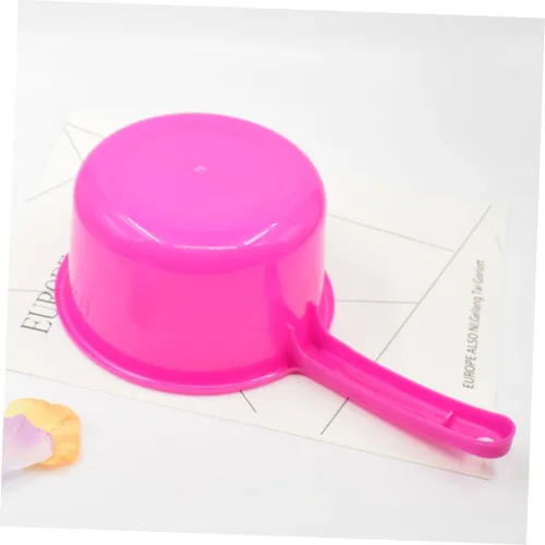 Vista 9 de SHOWERORO Cucharón de agua de plástico con mango largo para baño de cocina y riego de plantas, cuchara versátil para uso doméstico