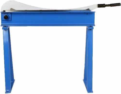 Vista 5 de Cizalla manual de guillotina de 32 pulgadas con soporte, cortador de chapa de calibre 16 con palanca compuesta mango extendido para un máximo