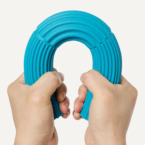 Vista 5 de Amazon Basics Juego de 4 barras de resistencia flexibles, barras de ejercicio para fortalecimiento de muñeca y antebrazo para entrenamiento físico