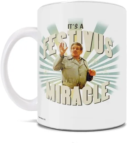 Vista 353 de Trend Setters Friends the Television Show – 25 años – Mercancía oficial – Taza de café o té de cerámica blanca de 11 onzas – perfecta para regalar
