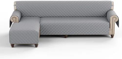 Vista 18 de MIFXIN Funda reversible para sofá, impermeable, antideslizante, lavable, con correa elástica, protector de muebles para mascotas, perros y niños
