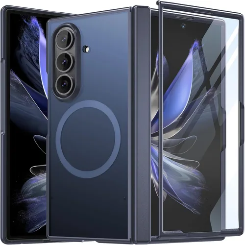 Vista 67 de WRJ Funda magnética para Samsung Galaxy Z Fold 7, [protector de pantalla integrado] [compatible con Magsafe], protección de bisagra de cuerpo
