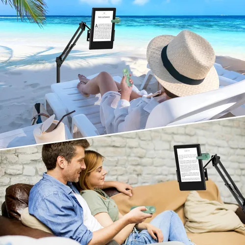 Vista 9 de Girador de páginas con control remoto RF para Kindle Paperwhite Oasis Kobo, clicker Page Turner Kindle Accesorios para iPhone, iPad, tabletas