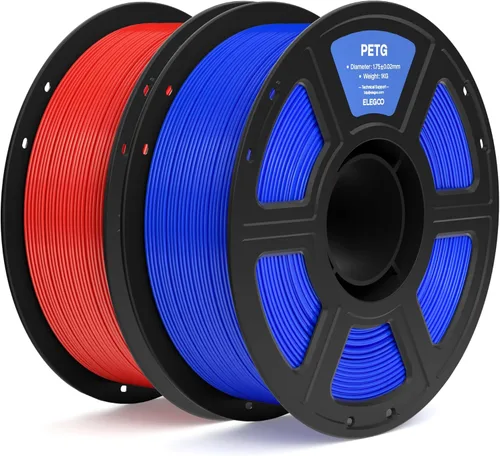 Vista 9 de ELEGOO Filamento PETG para impresora 3D de 0.07 in, color negro, 8.8 lbs