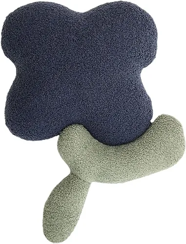 Vista 11 de vctops Cojín decorativo de algodón con borlas y estilo bohemio arco iris con relleno de almohada para sofá, cama, sala de estar