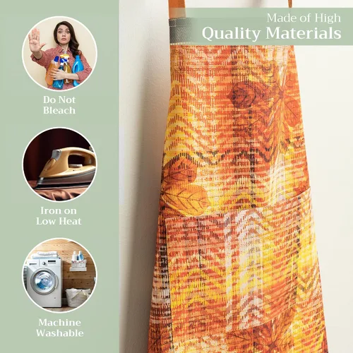 Vista 1173 de Maison d' Hermine Delantales para mujer con bolsillo, 100% algodón (27.50 x 31.50 pulgadas)