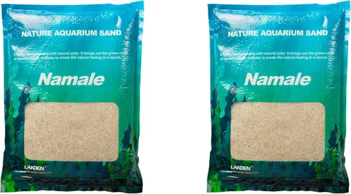 Vista 9 de LANDEN Namale - Arena para acuario, 2 L (aprox. 7 libras), arena súper natural para paisajismo de acuarios, arena cosmética para peceras, sustrato