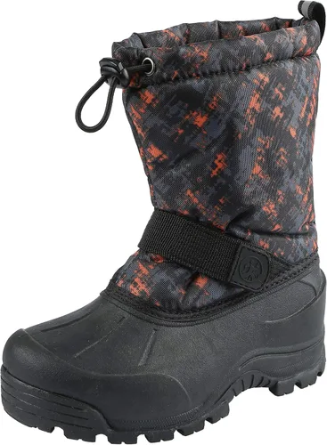 Vista 8 de Northside Frosty Botas de nieve de invierno aisladas con parte superior de nailon resistente al agua, forro de secado rápido, plantilla de EVA Baya
