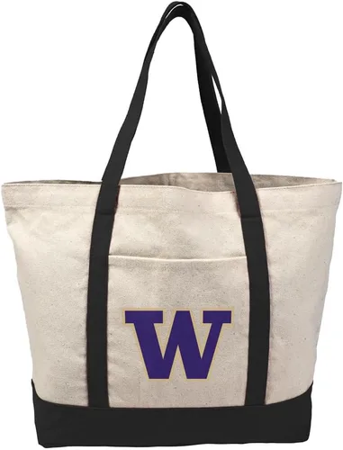 Vista 59 de Campus Lab Bolsa de lona con logotipo primario colegiado con bolsillo externo, bolsa de hombro reutilizable para ir de compras, playa Águilas A&m