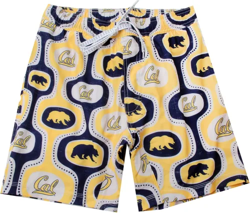 Vista 12 de Wes and Willy Pantalones cortos de natación con tecnología retro para hombre, para fanáticos de los deportes universitarios