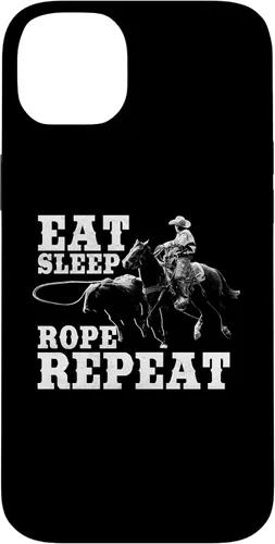 Vista 15 de Team Roping Funny Rodeo Cowboy Cowgirl Horse Riding Roper Case for iPhone 17