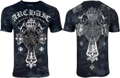 Vista 2 de Camiseta Hombre Archaic by Affliction Sinestro