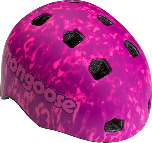 Vista 9 de Mongoose Casco de bicicleta BMX, casco deportivo para niños, gris/negro, juvenil