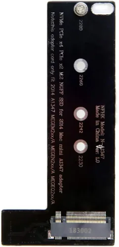 Vista 7 de Cablecc M.2 NGFF M-Key NVME SSD Convertor Card para 2014 MacBook Mini A1347 MEGEN2 MEGEM2 MEGEQ2 MEGEQ2