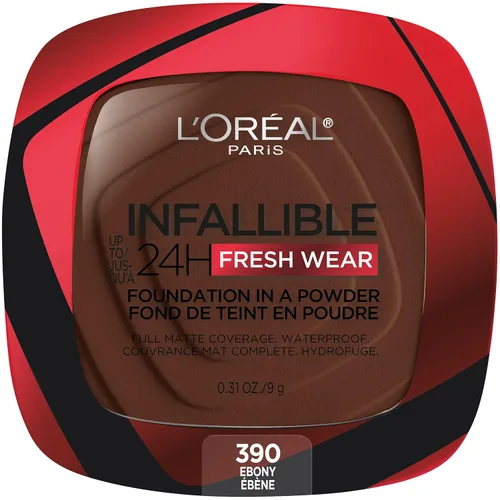 Vista 10 de L'Oréal Paris Infallible - Base de maquillaje en polvo, 24 horas de uso, impermeable, ámbar profundo, paquete de 3