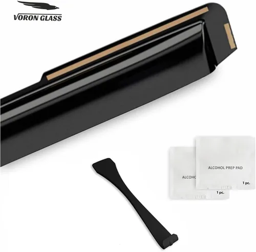 Vista 6 de Voron Glass - Deflectores de ventana in-Channel extra duraderos para Jeep Gladiator 2020-2026, protectores para la lluvia, viseras de ventilación