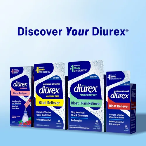 Vista 8 de Diurex Pastillas de agua ultra reenergizantes - Alivia la hinchazón de agua - Siéntete mejor y menos pesado - 80
