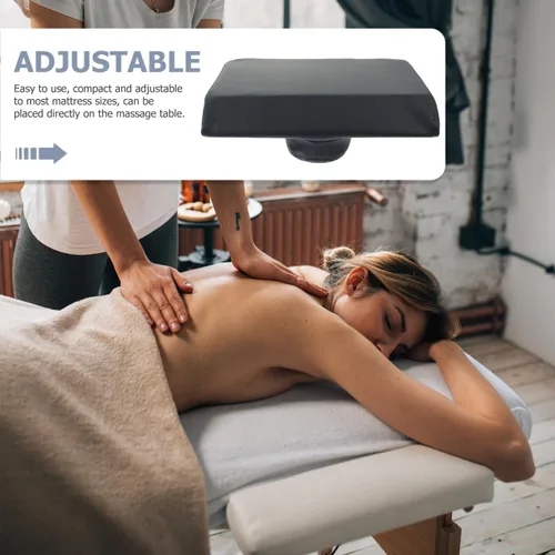 Vista 3 de Beavorty Almohada de masaje para masaje, cuna de masaje, mesa de masaje, reposacabezas de repuesto ajustable, almohada elástica de espuma