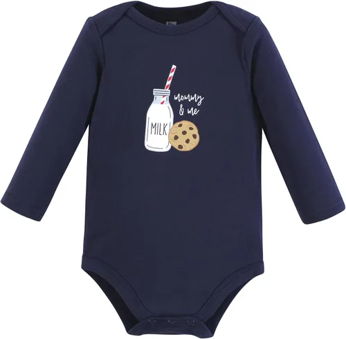 Vista 53 de Hudson Baby Body unisex de algodón de manga larga para bebé, leopardo rosa rojo