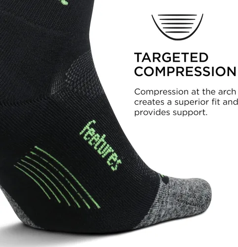 Vista 49 de Feetures Elite Ultra Light Cushion Mini Crew Sock - Calcetines deportivos con compresión dirigida
