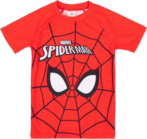 Vista 6 de Marvel Traje de baño de Spider-Man para niños de dos piezas con parte superior de traje de baño