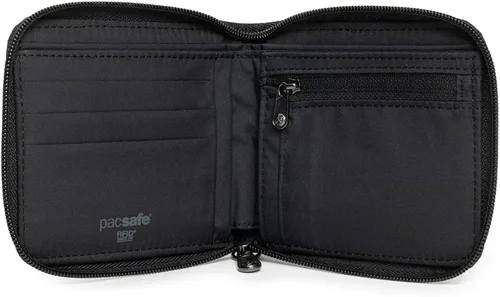 Vista 2 de Pacsafe Rfidsafe RFID bloqueo con cremallera alrededor de la cartera