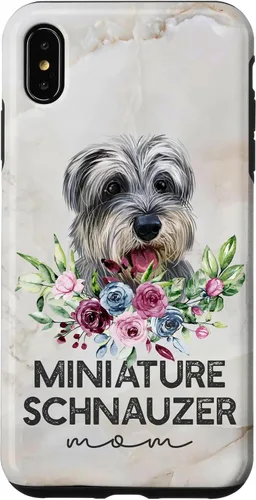 Vista 11 de Miniature Schnauzer Gifts Dog Mom Mini Schnauzer Case for iPhone 17