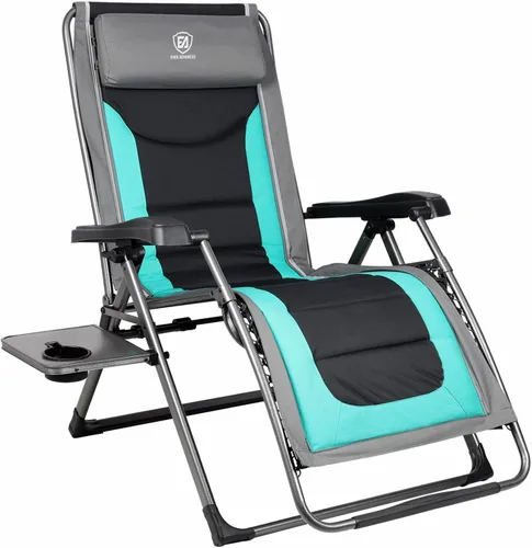 Vista 9 de EVER ADVANCED - Silla reclinable grande XG, cero gravedad Verde Oliva