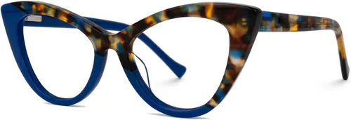 Vista 9 de Zeelool Maxine WA454518 - Gafas de bloqueo de luz azul de ojo de gato de moda para mujer con protección UV400