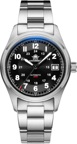 Vista 9 de ADDIESDIVE Relojes automáticos para hombre, acero inoxidable, NH35A, movimiento buceador, 200 M, esfera luminiscente, reloj de vestir analógico