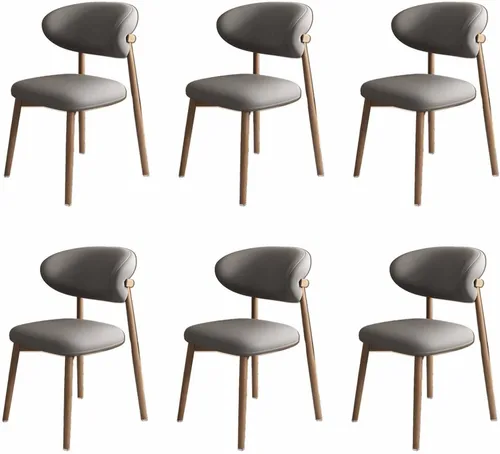 Vista 22 de Solid Wood Dining Chairs Kitchen Chairs Set of 2 Mid Century Modern Dining Chairss with Wooden Frame and Upholstered, Armless, Cafe Casual Chairss