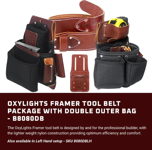 Vista 2 de Occidental Leather OxyLights Framer - Utility Holster Pouch Package with Double Outer Bag - Made in USA