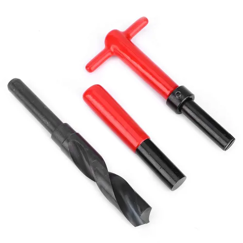 Vista 6 de Kit de herramientas de reparación de roscas para M18x1.5 de acero inoxidable para reparación de automóviles