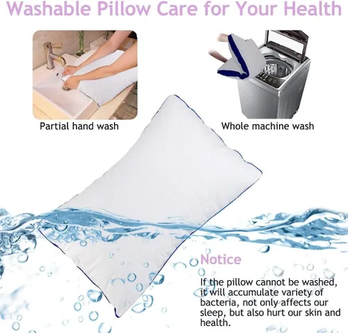 Vista 4 de MoonRest Relleno de Almohada Redonda Hipoalergénico de Poliéster Forma Relleno - Cubierta de Mezcla de Algodón %100 para Funda de Sofá, Almohada