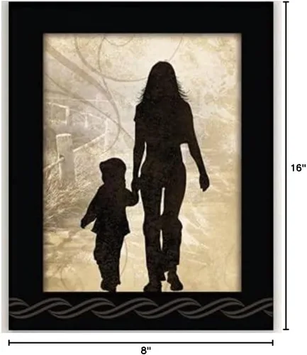 Vista 7 de A Prayer for My Mom 8 x 16, marco de madera del marco para pared de madera por James Lawrence